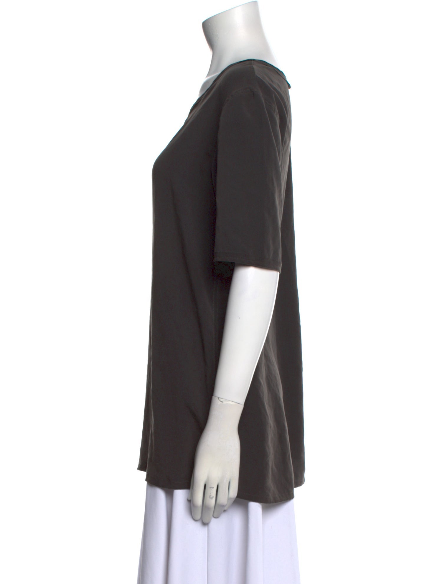 Lanvin Scoop Neck Short Sleeve T-Shirt