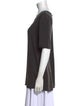 Lanvin Scoop Neck Short Sleeve T-Shirt