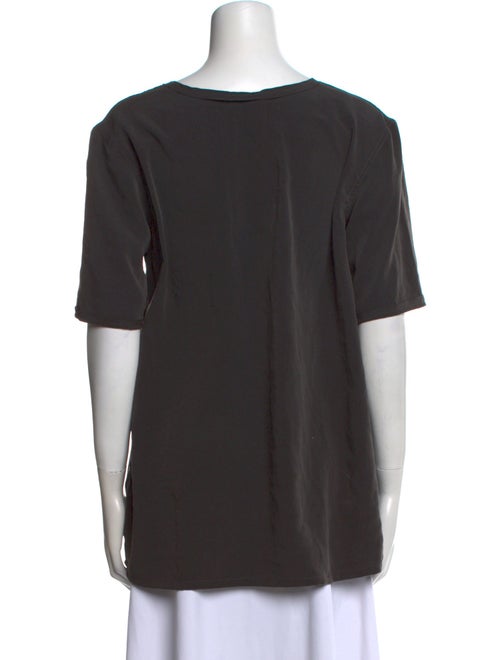 Lanvin Scoop Neck Short Sleeve T-Shirt