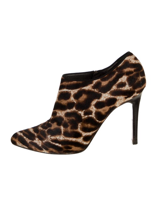 Lanvin Ponyhair Animal Print Boots