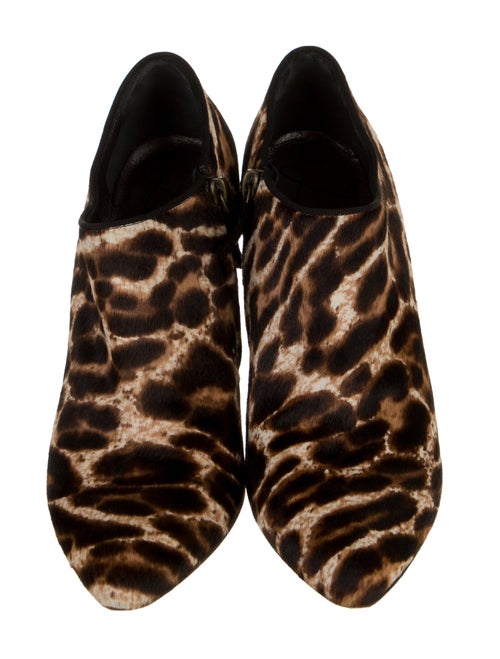 Lanvin Ponyhair Animal Print Boots