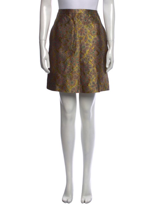 Lanvin Paisley Print Mini Skirt