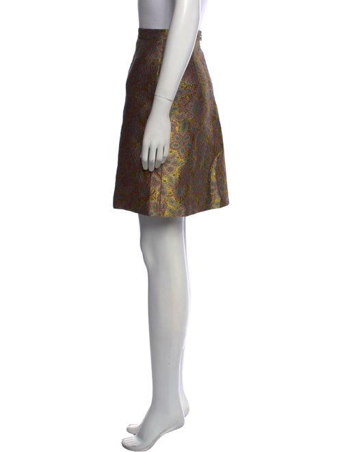 Lanvin Paisley Print Mini Skirt