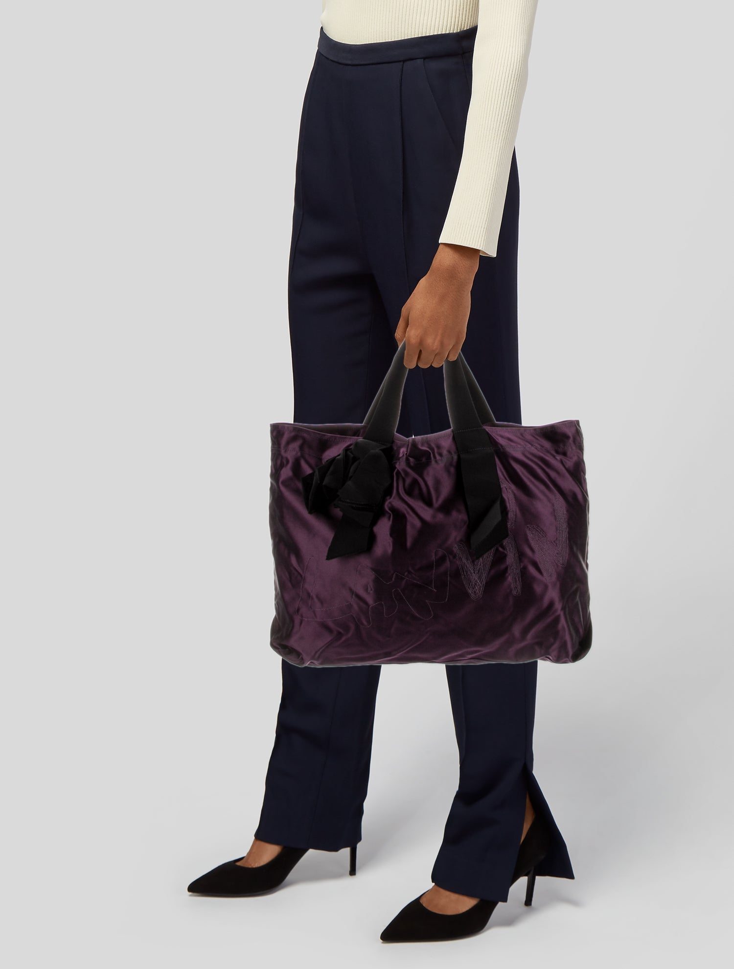 Lanvin Satin Tote