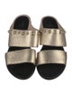 Lanvin Leather Studded Accents Slides