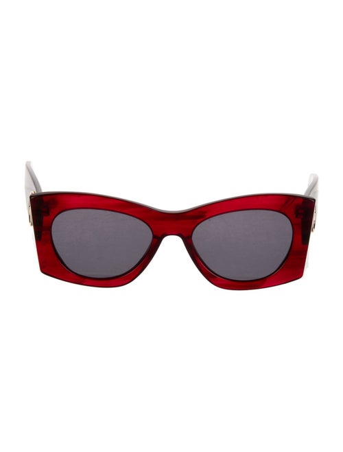 Lanvin Oversize Mirrored Sunglasses