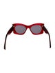 Lanvin Oversize Mirrored Sunglasses