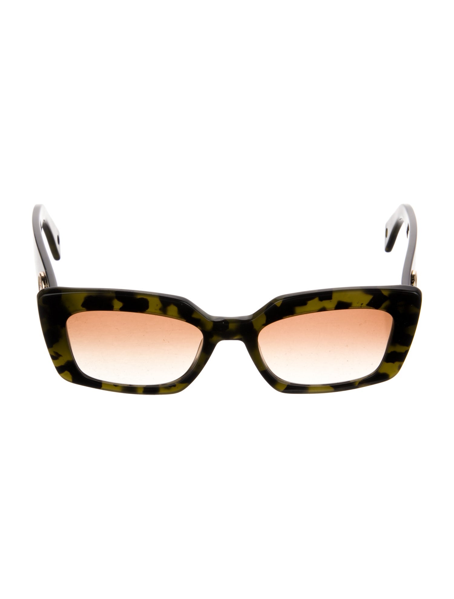 Lanvin Square Gradient Sunglasses