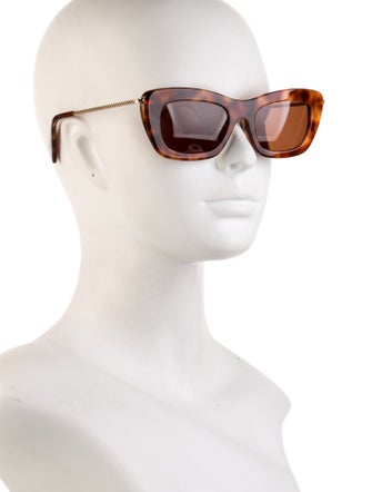Lanvin Square Tinted Sunglasses