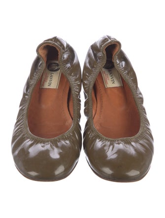 Lanvin Patent Leather Ballet Flats