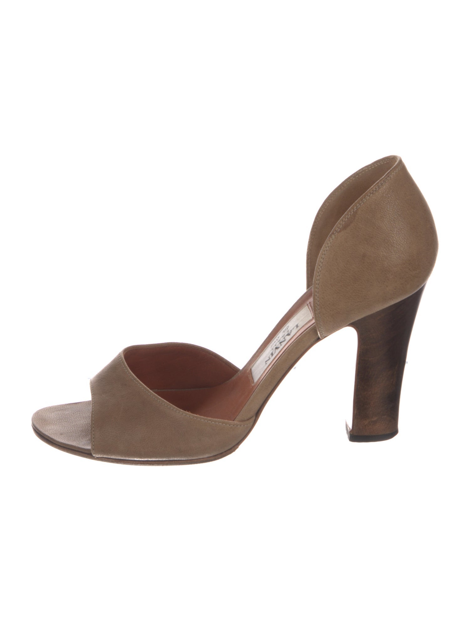 Lanvin Suede Bow Accents Sandals