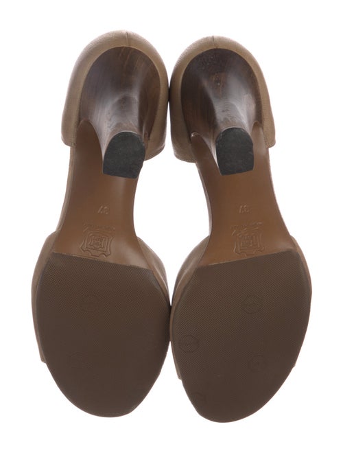 Lanvin Suede Bow Accents Sandals