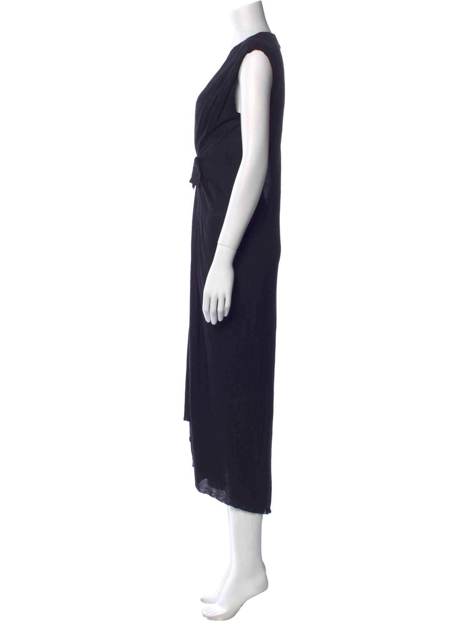 Lanvin V-Neck Long Dress