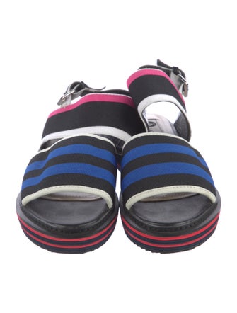 Lanvin Printed Slingback Sandals