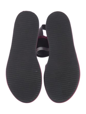 Lanvin Printed Slingback Sandals