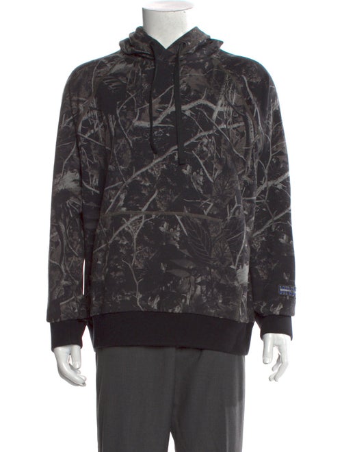 Lanvin Printed Crew Neck Hoodie