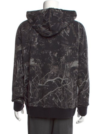 Lanvin Printed Crew Neck Hoodie