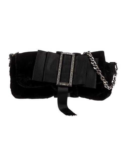 Lanvin Velvet Crossbody Bag