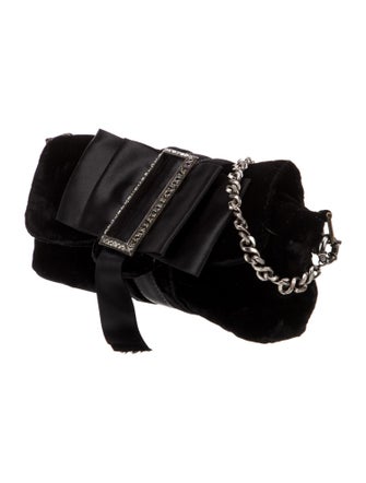 Lanvin Velvet Crossbody Bag