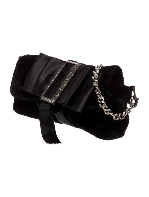 Lanvin Velvet Crossbody Bag