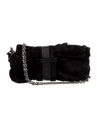 Lanvin Velvet Crossbody Bag