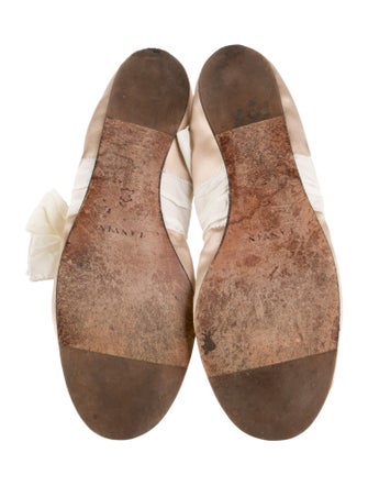Lanvin Satin Ballet Flats