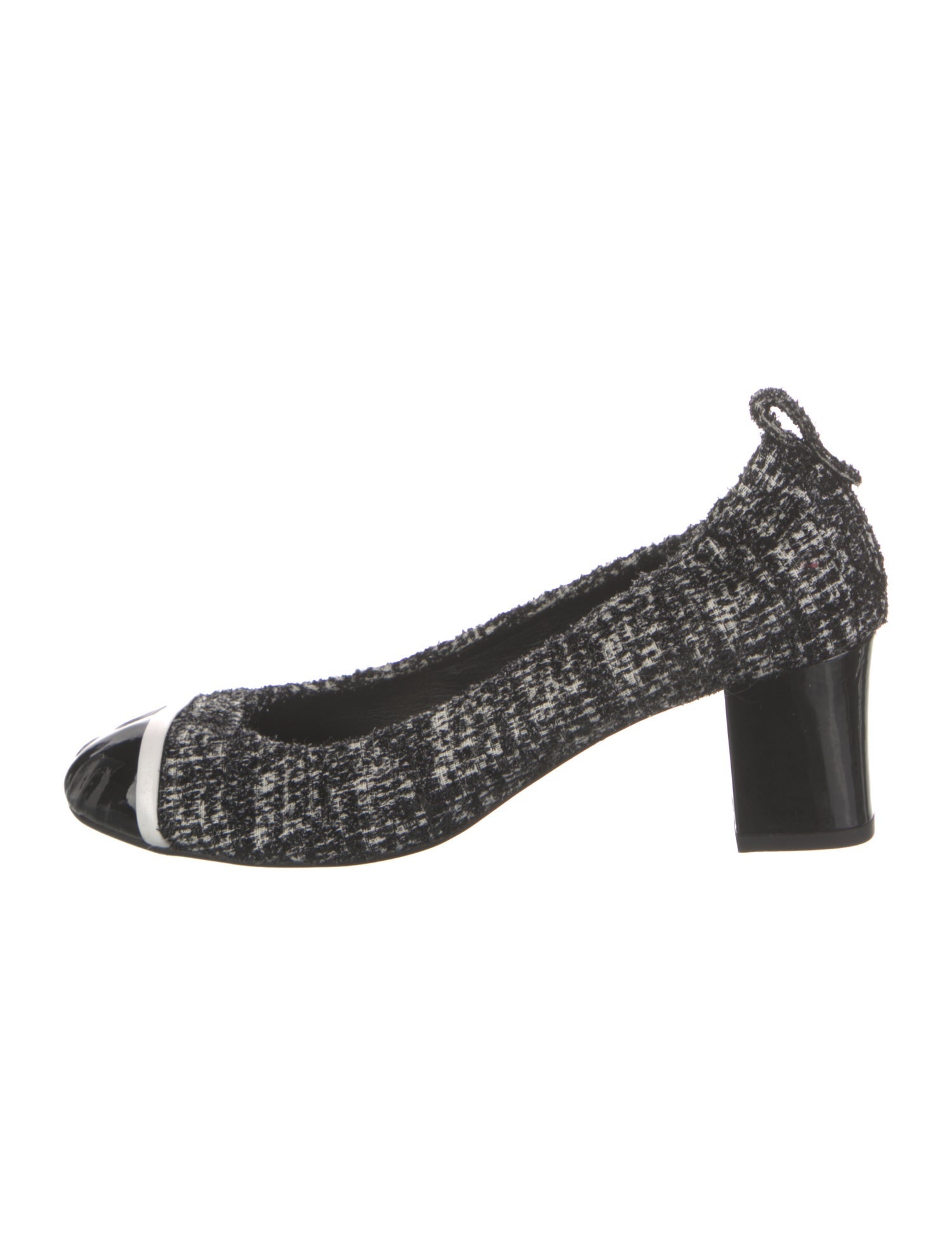 Lanvin Tweed Printed Pumps