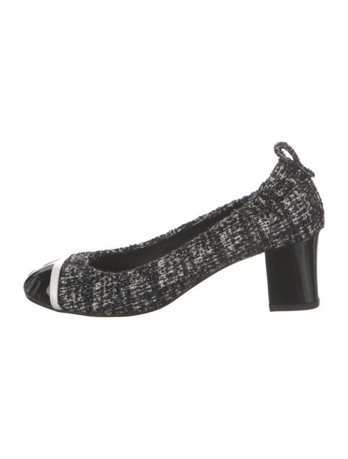 Lanvin Tweed Printed Pumps
