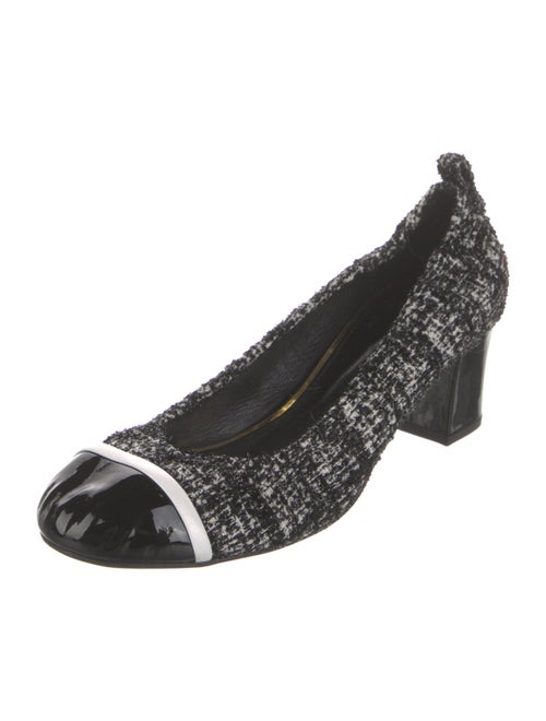 Lanvin Tweed Printed Pumps