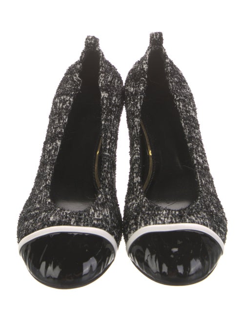 Lanvin Tweed Printed Pumps