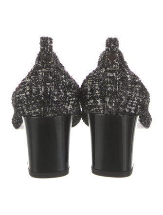 Lanvin Tweed Printed Pumps