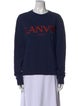 Lanvin Graphic Print Crew Neck Sweatshirt