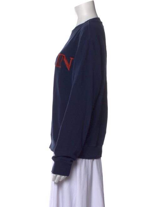 Lanvin Graphic Print Crew Neck Sweatshirt