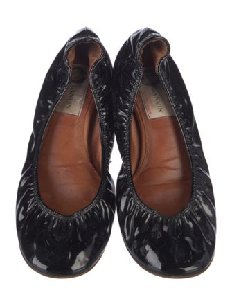 Lanvin Patent Leather Ballet Flats