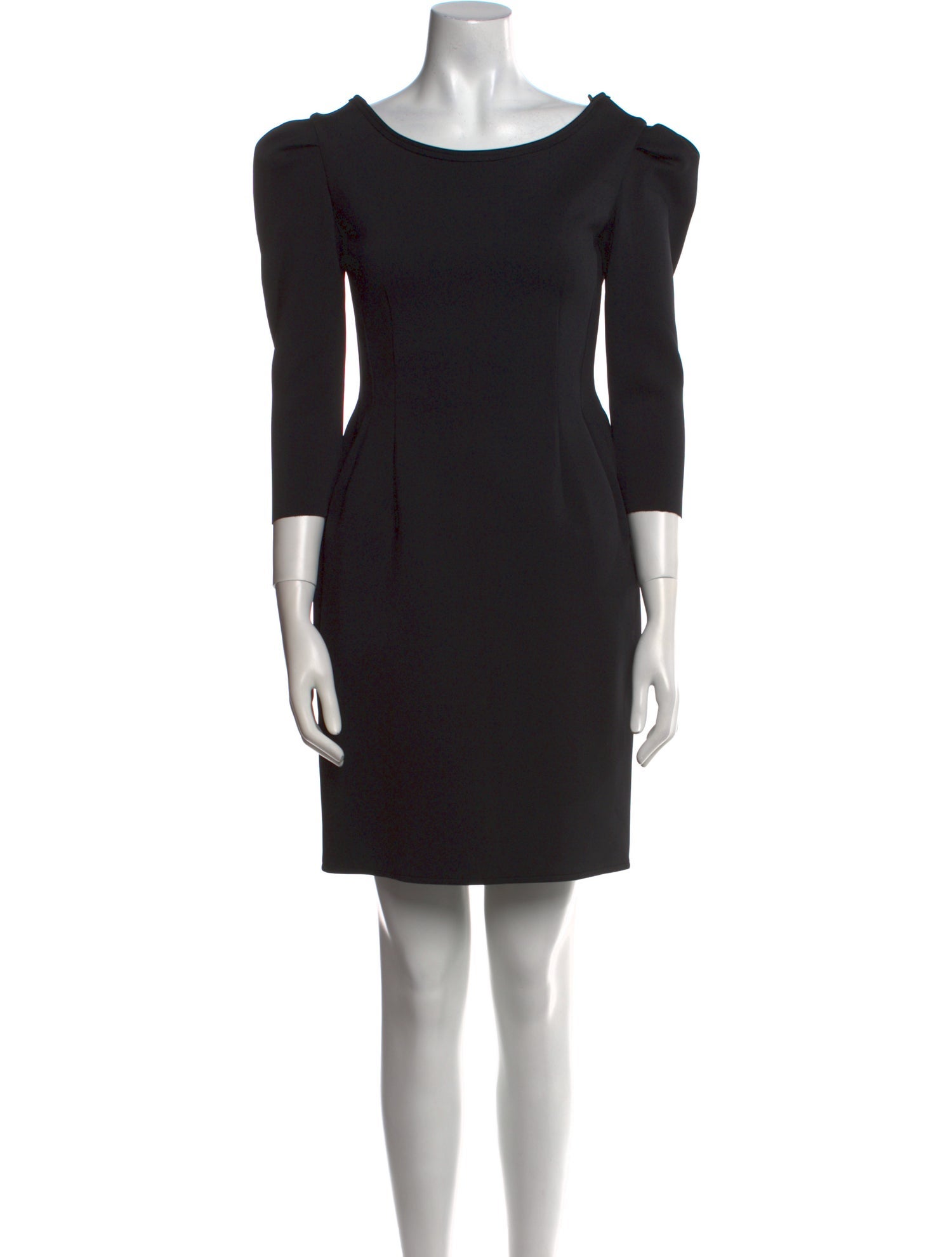 Lanvin Bateau Neckline Mini Dress