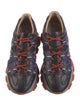 Lanvin Leather Printed Athletic Sneakers