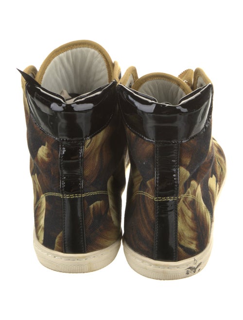 Lanvin Canvas Printed Sneakers
