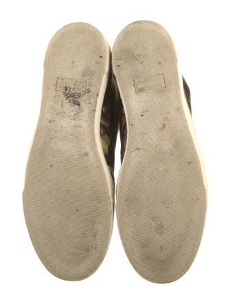 Lanvin Canvas Printed Sneakers