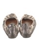 Lanvin Leather Animal Print Ballet Flats