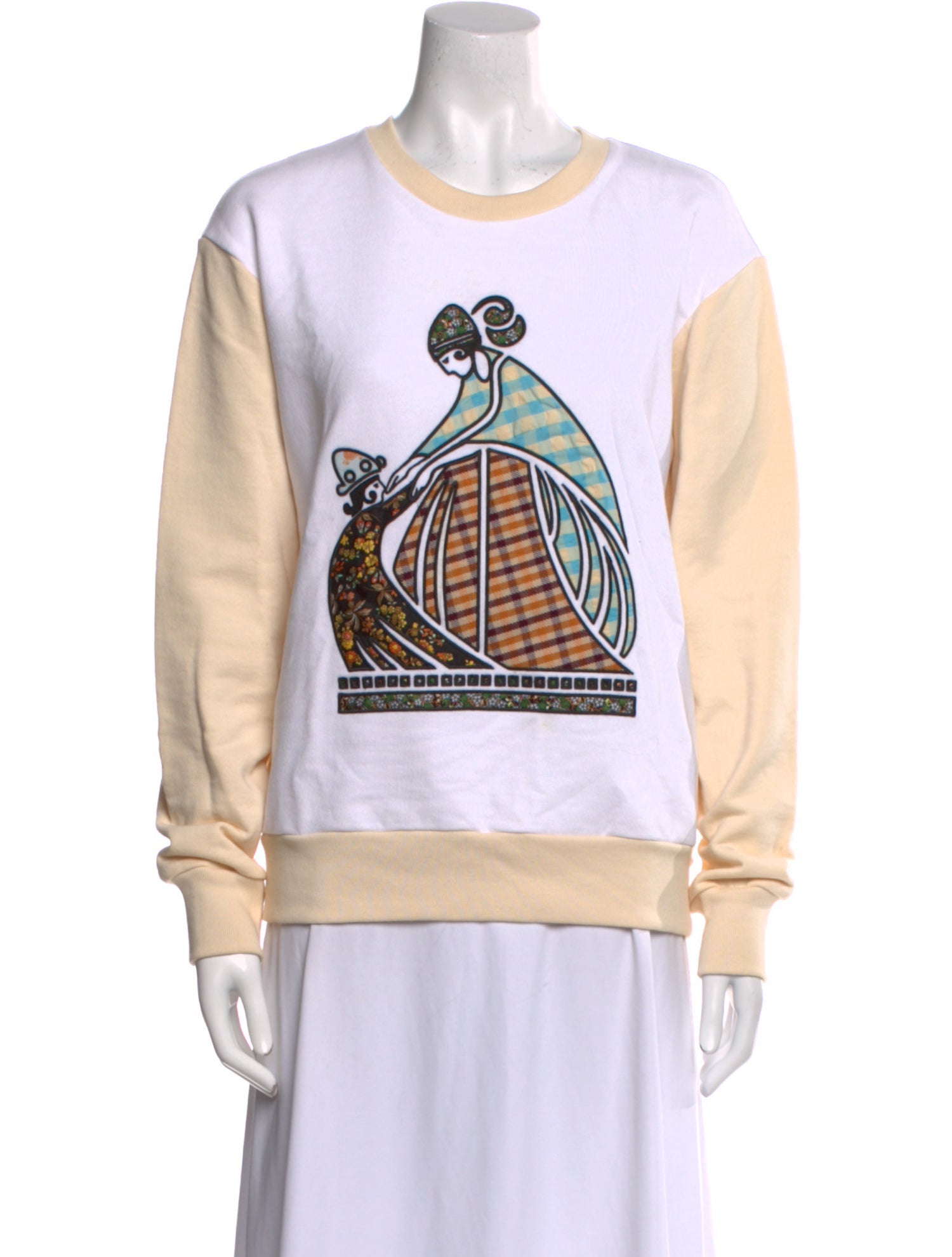 Lanvin Graphic Print Crew Neck Sweatshirt
