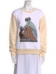 Lanvin Graphic Print Crew Neck Sweatshirt