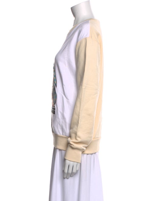 Lanvin Graphic Print Crew Neck Sweatshirt