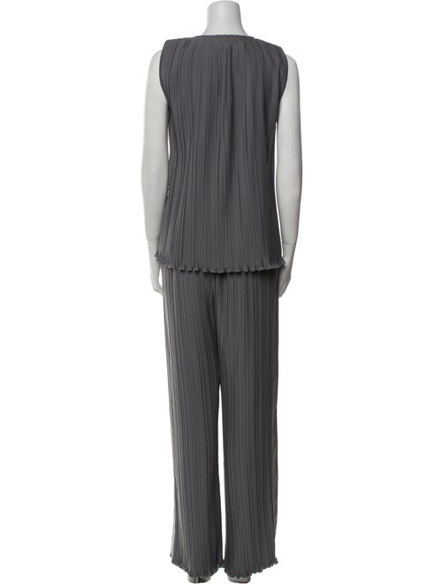 Lanvin Printed Pleated Accents Pant Set