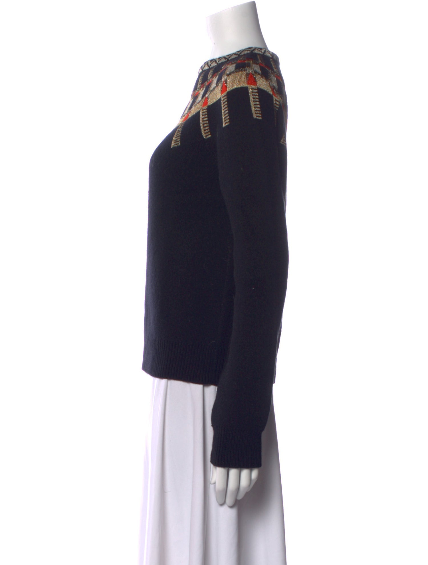 Lanvin Cashmere Printed Sweater