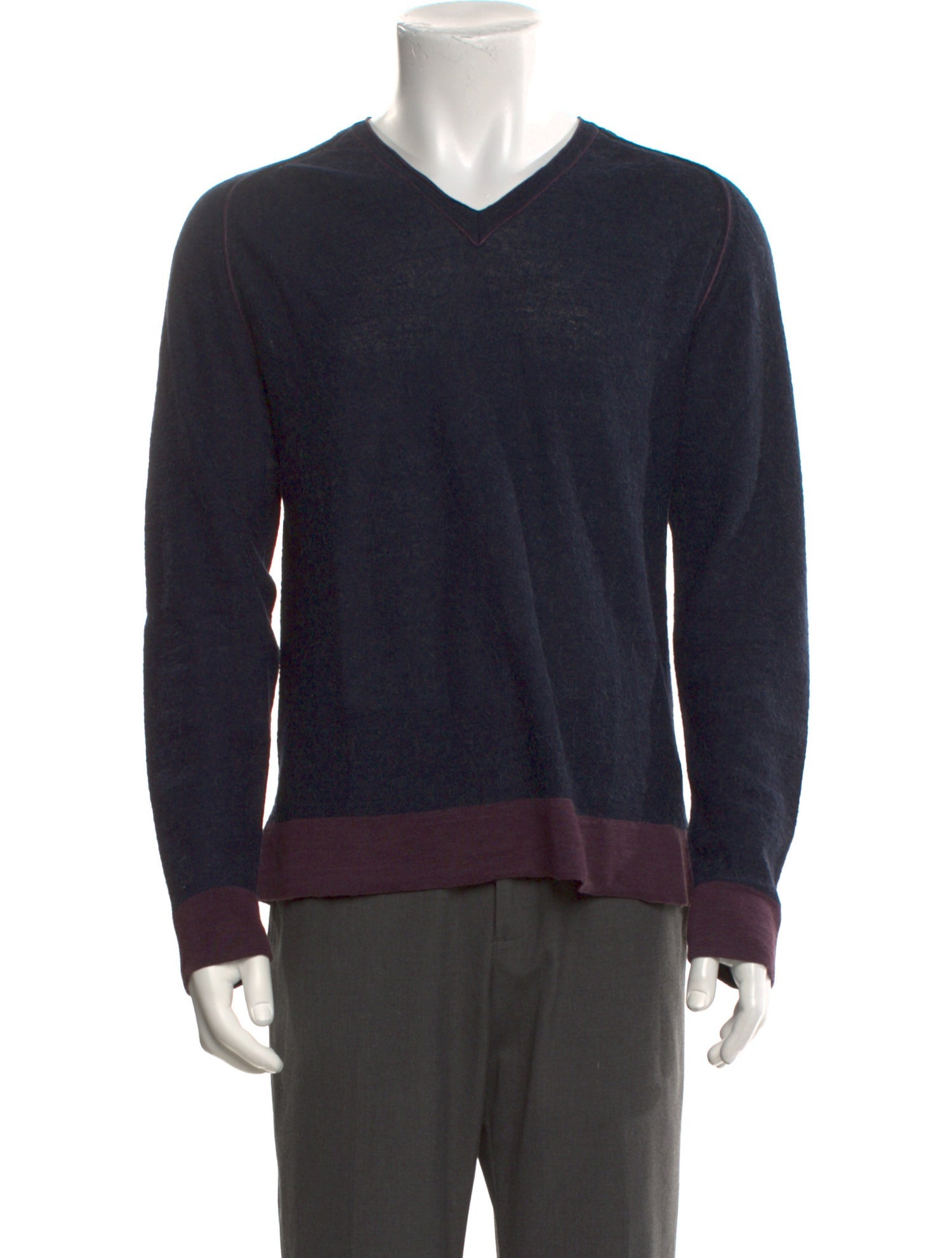 Lanvin Baby Alpaca V-Neck Pullover