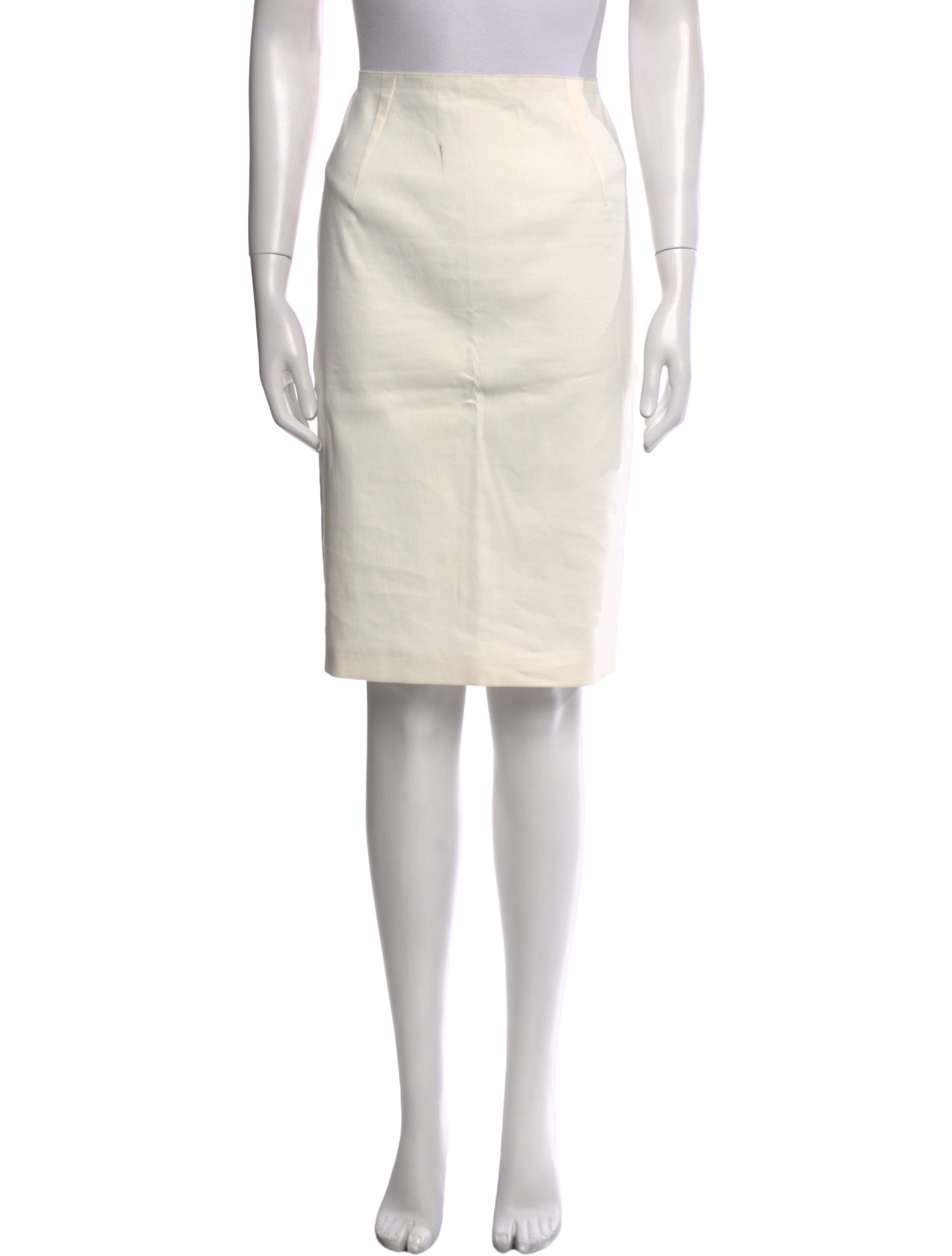 Lanvin Linen Knee-Length Skirt