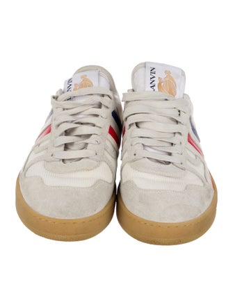Lanvin Mesh Printed Sneakers