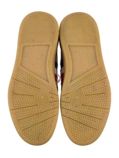 Lanvin Mesh Printed Sneakers