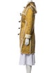 Lanvin Wool Colorblock Pattern Coat