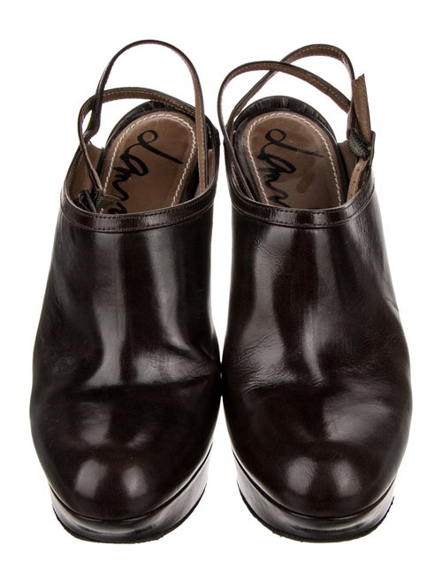 Lanvin Leather Slingback Pumps